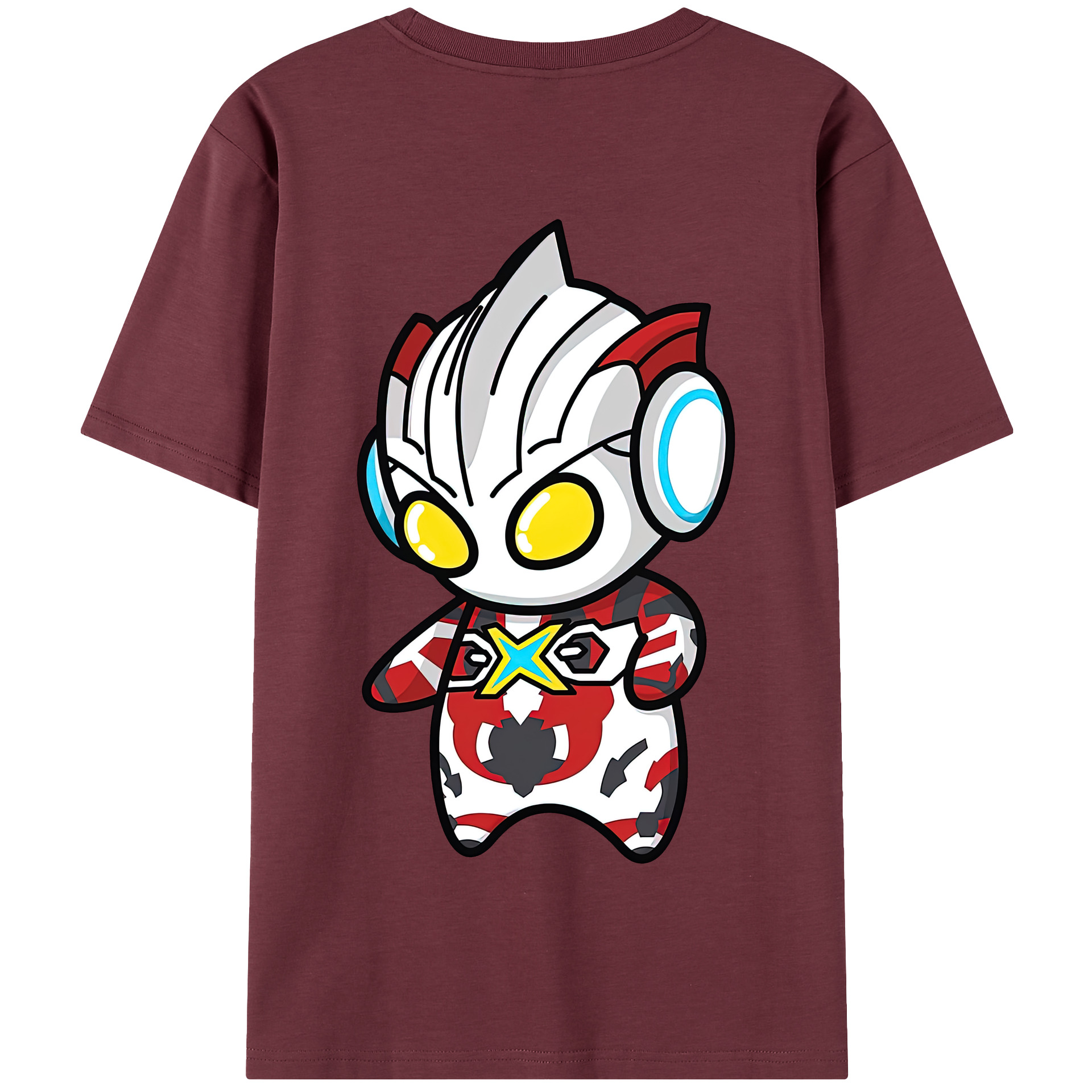 （画像用） ウルトラマン Ultraman 綿100％半袖Tシャツ（背面プリント）